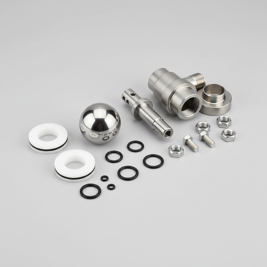 Ball valve components
