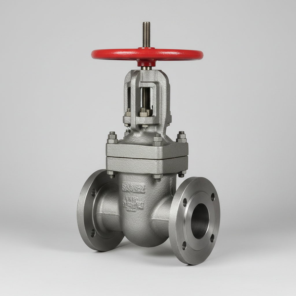 Steel gate valve